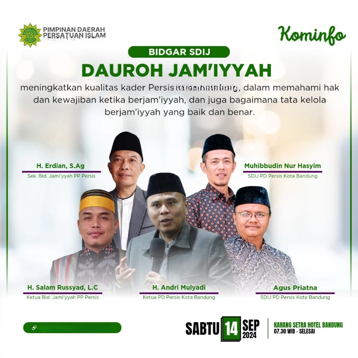 Dauroh Jamiyyah SDIJ PD PERSIS Kabupaten Sumenep